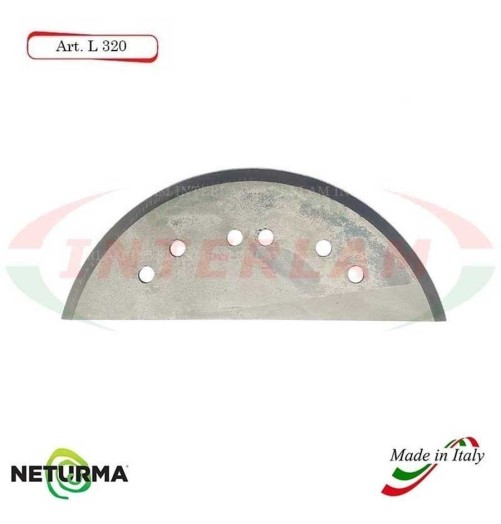 L320 - Lama per Carri UNIFEED - Liscia - Ø142 - MARMIX - ALIECO - (5 Pz.)