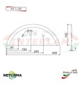 L320 - Lama per Carri UNIFEED - Liscia - Ø142 - MARMIX  - (5 Pz.)