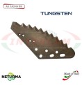 Right Knife for mixer wagons UNIFEED Vertical - LS 2016DX - Universal - Toothed (5 Pcs.)- Tungsten - VERTICALMIX