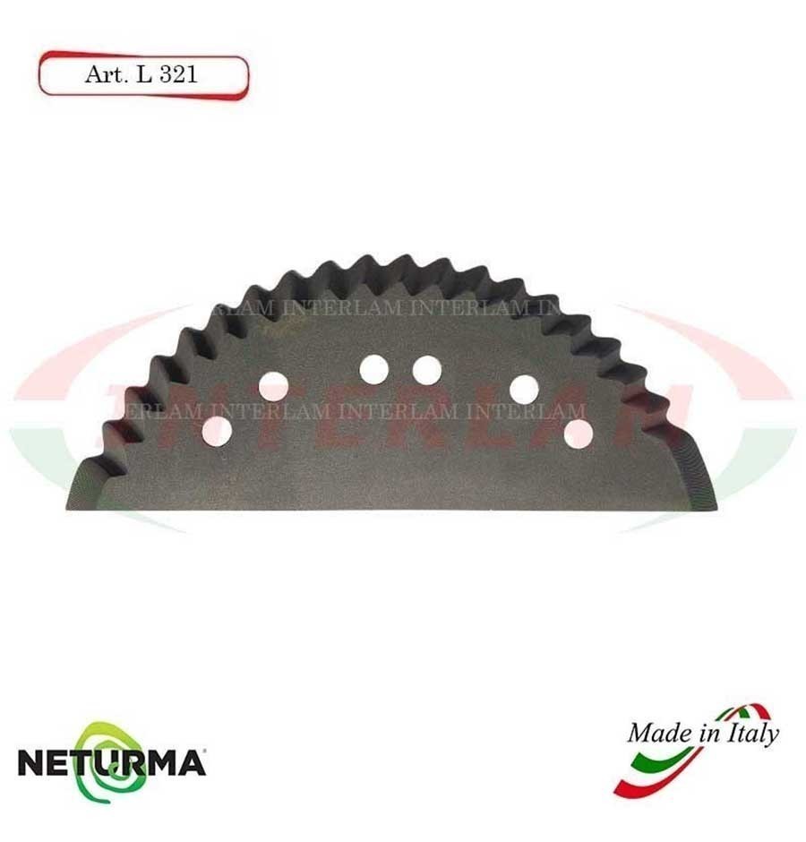 L321 - Lama per Carri UNIFEED - Dentata - Ø142 - MARMIX - ALIECO - (5 Pz.)