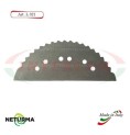 L321 - Lama per Carri UNIFEED - Dentata - Ø142 - ALIECO - (5 Pz.)
