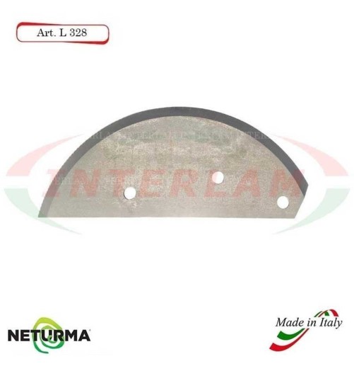 L328 - Knife for mixer wagons UNIFEED Smooth - Ø140 - ALIECO - 2 Pcs