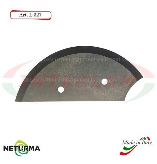 L327 - Lama per Carri UNIFEED - Liscia - Ø140 - ALIECO - (2 Pz.)