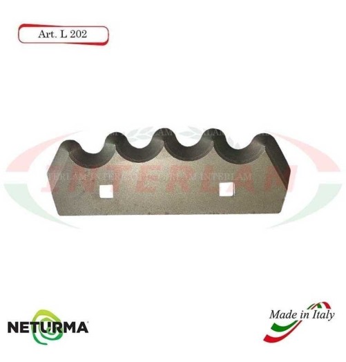 L202 - Lama per Carri UNIFEED - Dentata - Ø70 - ALIECO (10 Pz.)