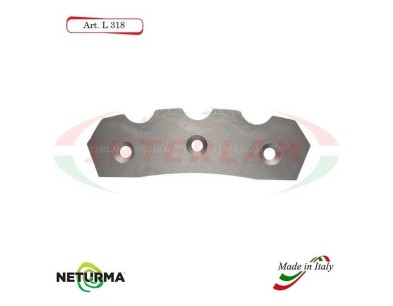L318 - Knife for mixer wagons UNIFEED Toothed  - Ø92 - MARMIX - ALIECO