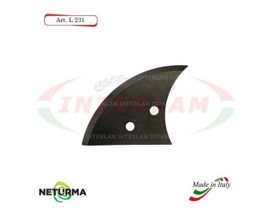 L231 -  Lama per Carri UNIFEED - Liscia - Ø141 - ALIECO - (5 Pz.)