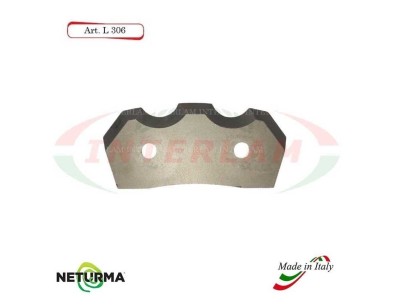 L306 - Lama per Carri UNIFEED - Dentata Ø93 - MARMIX - ALIECO - (5 Pz.)