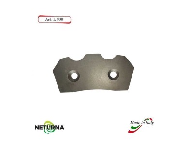 L306 - Knife for mixer wagons UNIFEED Toothed - Ø93 - MARMIX - ALIECO