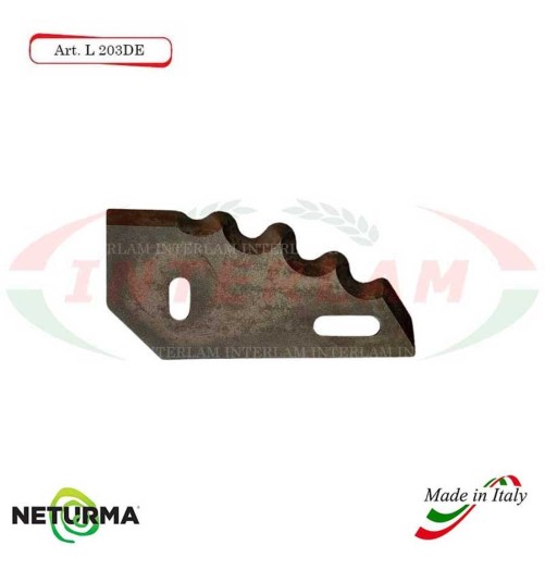Knife for mixer wagons UNIFEED L203DX Toothed - Ø93 - (10 pcs)