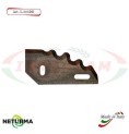 L203DX Knife for mixer wagons  UNIFEED - Toothed - Ø93 - GILIOLI - LUCLAR - STORTI - RBS - COMAG - (10 Pcs)