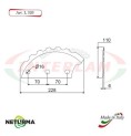 L326 - Lama per Carri UNIFEED - Dentata Ø110 - SGARIBOLDI - (2 Pz.)