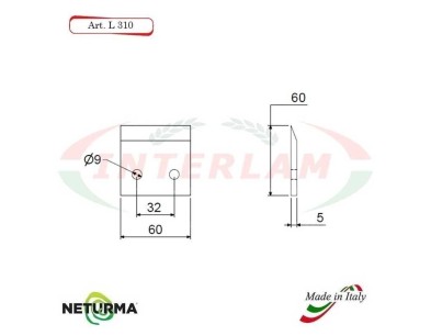L310 - Knife for mixer wagons UNIFEED Smooth - Ø60 - MARCHINI - (15 Pcs.)
