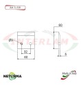 L310 - Lama per Carri UNIFEED  - Liscia  Ø60 - MARCHINI - (15 Pz.)