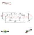 L336 - Lama per Carri UNIFEED - Dentata  - KUNH - A5306460 - (10 Pz.)