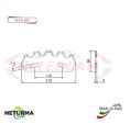 L403 - Lama per Carri UNIFEED - Dentata  Ø84 - NUTRISERVICE - (10 Pz.)