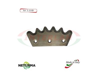 L210DX - Lama per Carri UNIFEED - Dentata  Ø113 - PAGLIARI