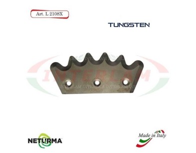 L210SX - Knife for mixer wagons UNIFEED - Toothed- Ø113 - PAGLIARI