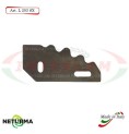 Left toothed knife for UNIFEED horizontal mixer wagon L203SX - Ø93 - RBS - (10 Pcs)