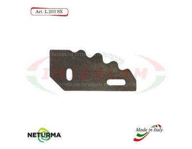 L203SX - Lama per Carri UNIFEED - Dentata - Ø93 - STORTI - ( 10 Pz.)