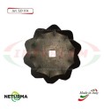 LD104 - Knife for mixer wagons  UNIFEED - Toothed - Ø95 - (25 Pcs.)  GILIOLI