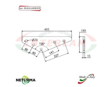 Knife SUPPORT for UNIFEED mixer wagons SLS 2016 DX/SX - (3 Pcs.)