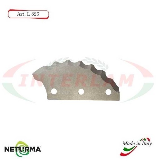 Knife for mixer wagons UNIFEED L326 toothed Ø110 - (2 Pcs.)