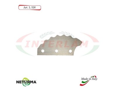 L326 - Lama per Carri UNIFEED - Dentata Ø110 - SGARABOLDI - (2 Pz.)