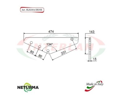 SLS 2004 DX/SX - Knife support for UNIFEED mixer wagons - UNIFAST