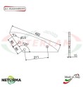 SLS 2006 DX/SX - SUPPORTO per Lame Carri UNIFEED - LAZZARONI - (3 Pz.)