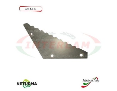 L240 - Forage wagons Blades - Toothed - Ø141 - (5 Pcs.)