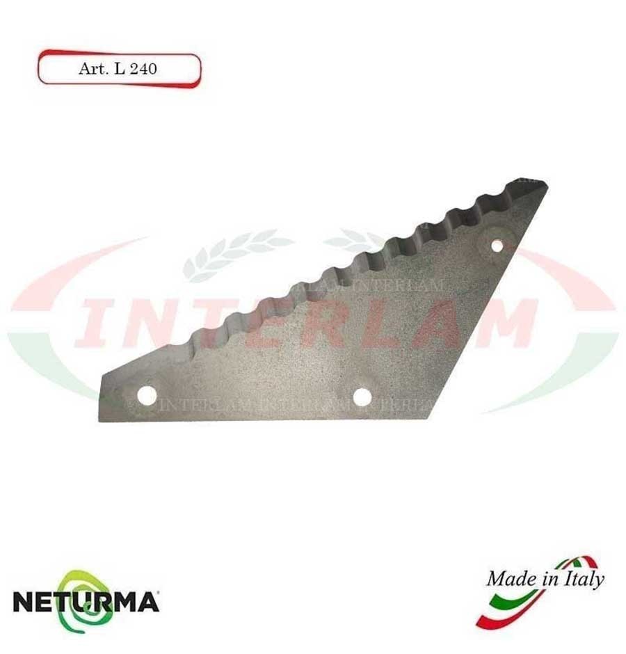 L240 - Forage wagons Blades - Toothed - Ø141 - (5 Pcs.) L240 - Forage wagons Blades - Toothed - Ø141 - (5 Pcs.)