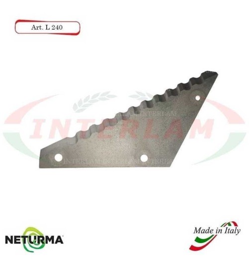 L240 - Lame per Carri Foraggeri - Dentata - Ø141 - (5 Pz.)