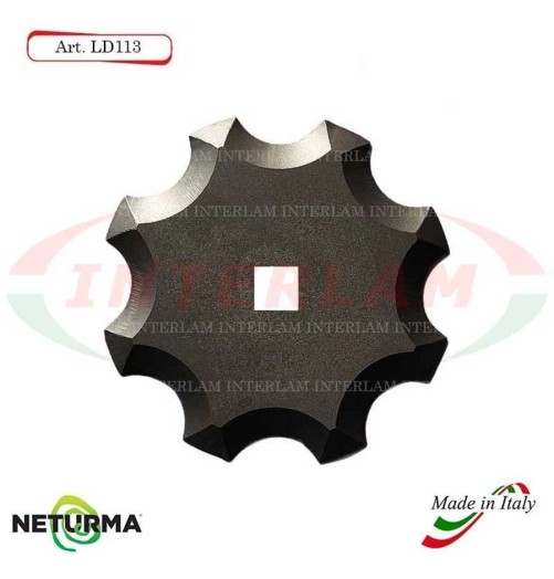 LD113 - Knife for mixer wagons  UNIFEED - Toothed - Ø144 -SEKO -25 Pcs