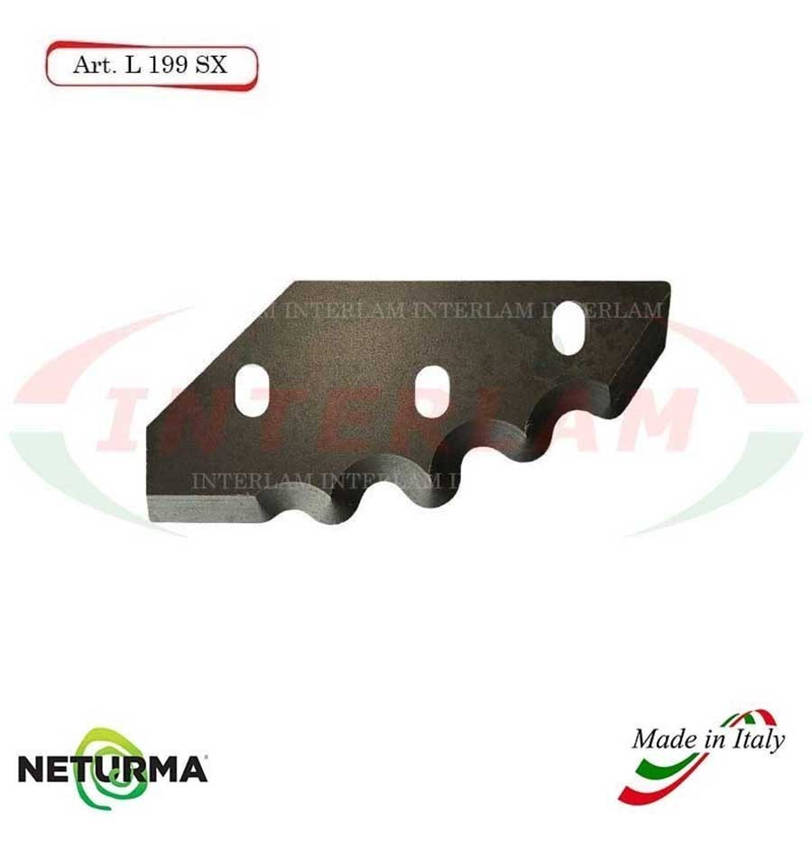 L199SX - Knife for mixer wagons UNIFEED - toothed - Ø93 - (10 Pcs.) - SGARABOLDI L199SX - Knife for mixer wagons UNIFEED - toothed - Ø93 - (10 Pcs.) - SGARABOLDI