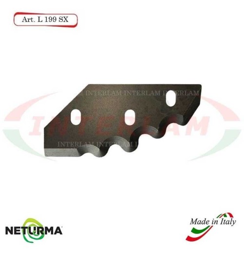 Knife for mixer wagons UNIFEED L199SX toothed - Ø93 - (10 Pcs.)