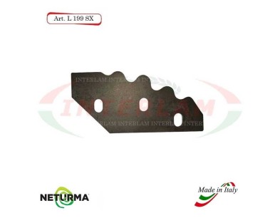 L199SX - Lama per Carri UNIFEED - Dentata - Ø93 - SGARABOLDI (10 Pz.)