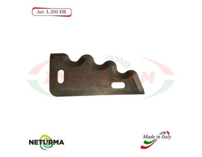 L200DX - Knife for mixer wagons UNIFEED - toothed - Ø80 - (10 Pcs.) - COMAG