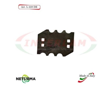 Knife for mixer wagons UNIFEED L228DX toothed - Ø102 - (10 Pcs.)