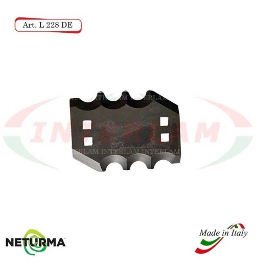 Knife for mixer wagons UNIFEED L228DX toothed - Ø102 - (10 Pcs.)