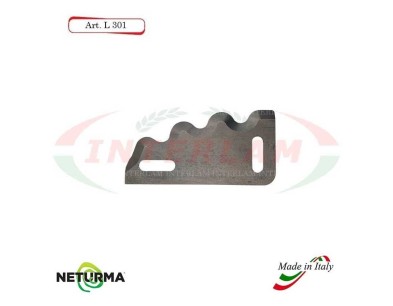 L301 - Knife for mixer wagons UNIFEED - toothed - Ø90 - BONINO