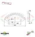 L242 - Lama per Carri UNIFEED - Dentata - Ø112 - (5 Pz.)