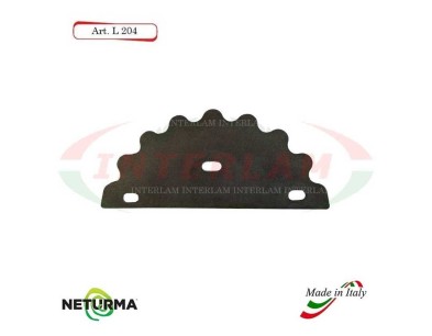 Knife for mixer wagons UNIFEED L204 toothed - Ø129 - (5 Pcs.)