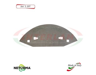 L207 - Lama per Carri UNIFEED - Liscia - Ø110 - STORTI (5 Pz.)