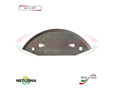 Lama per Carri UNIFEED L207 Liscia - Ø110 - STORTI (5 Pz.)