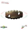 L244DX - Right toothed Knife for mixer wagons UNIFEED - Ø88 - 2 HOLES - STORTI - ST16800058 - (10 Pcs.)