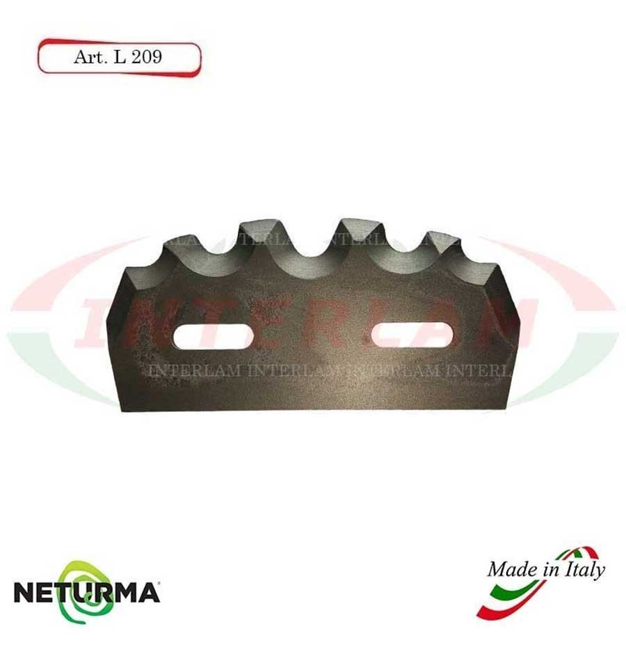 L209 - Knife for mixer wagons UNIFEED - toothed  - Ø97 - GILIOLI - ( 10 Pz.)