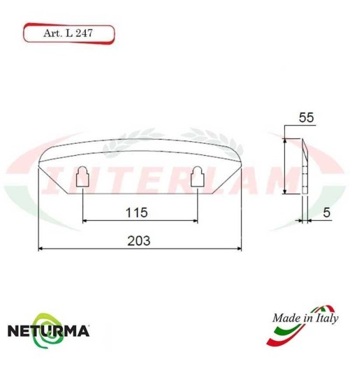 Lama per Carri UNIFEED L247 Liscia - Ø55 - STORTI - ST16800061 - (10 Pz.)