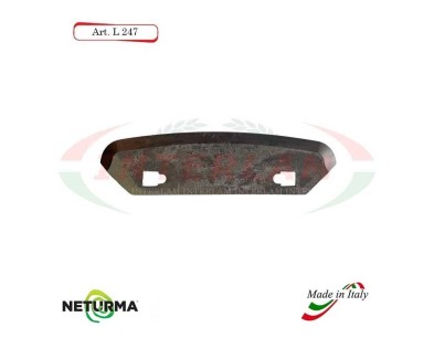 Knife for mixer wagons UNIFEED L247 Smooth- Ø55 - STORTI - 10 Pcs.