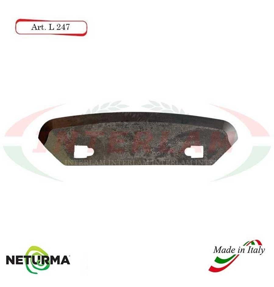 L247 - Knife for mixer wagons UNIFEED - Smooth - Ø55 - STORTI - ST16800061 - (10 Pcs.) L247 - Knife for mixer wagons UNIFEED - Smooth - Ø55 - STORTI - ST16800061 - (10 Pcs.)