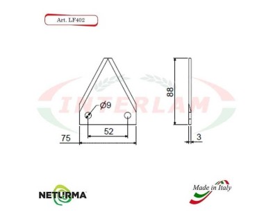 LF402 - Lama per FRESA Carri UNIFEED - (25 Pz.)